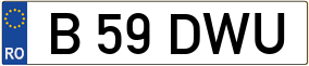 Truck License Plate